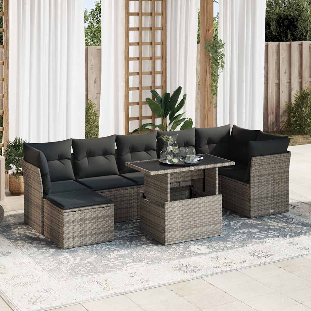 Sofasæt Til Haven 8 Dele Med Hynder Polyrattan