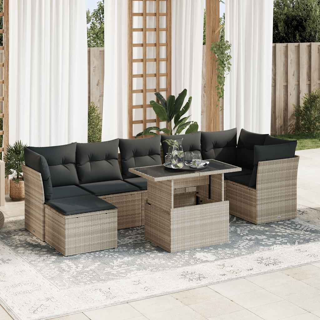 Sofasæt Til Haven 8 Dele Med Hynder Polyrattan