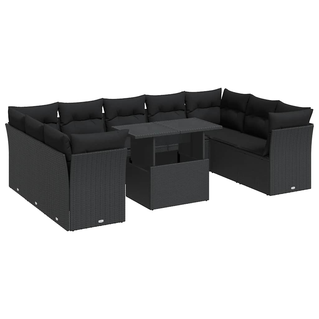 Sofasæt Til Haven 10 Dele Med Hynder Polyrattan