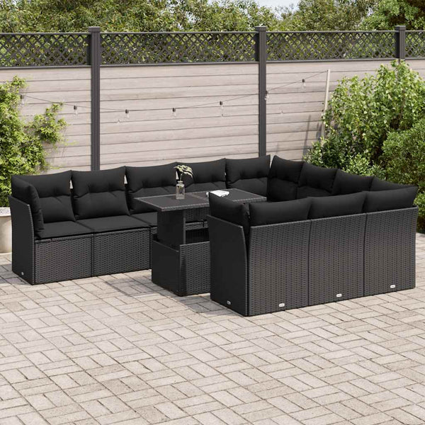 Sofasæt Til Haven 11 Dele Med Hynder Polyrattan