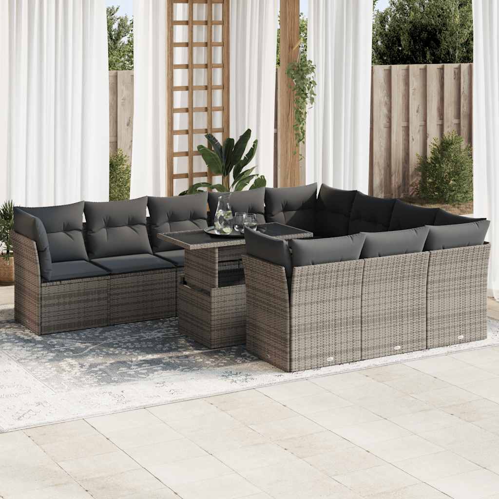 Sofasæt Til Haven 11 Dele Med Hynder Polyrattan
