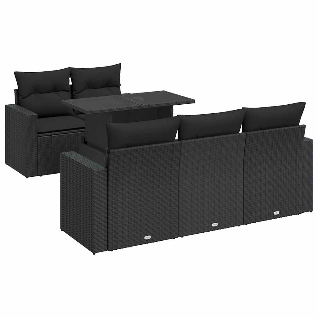 Sofasæt Til Haven 6 Dele Med Hynder Polyrattan
