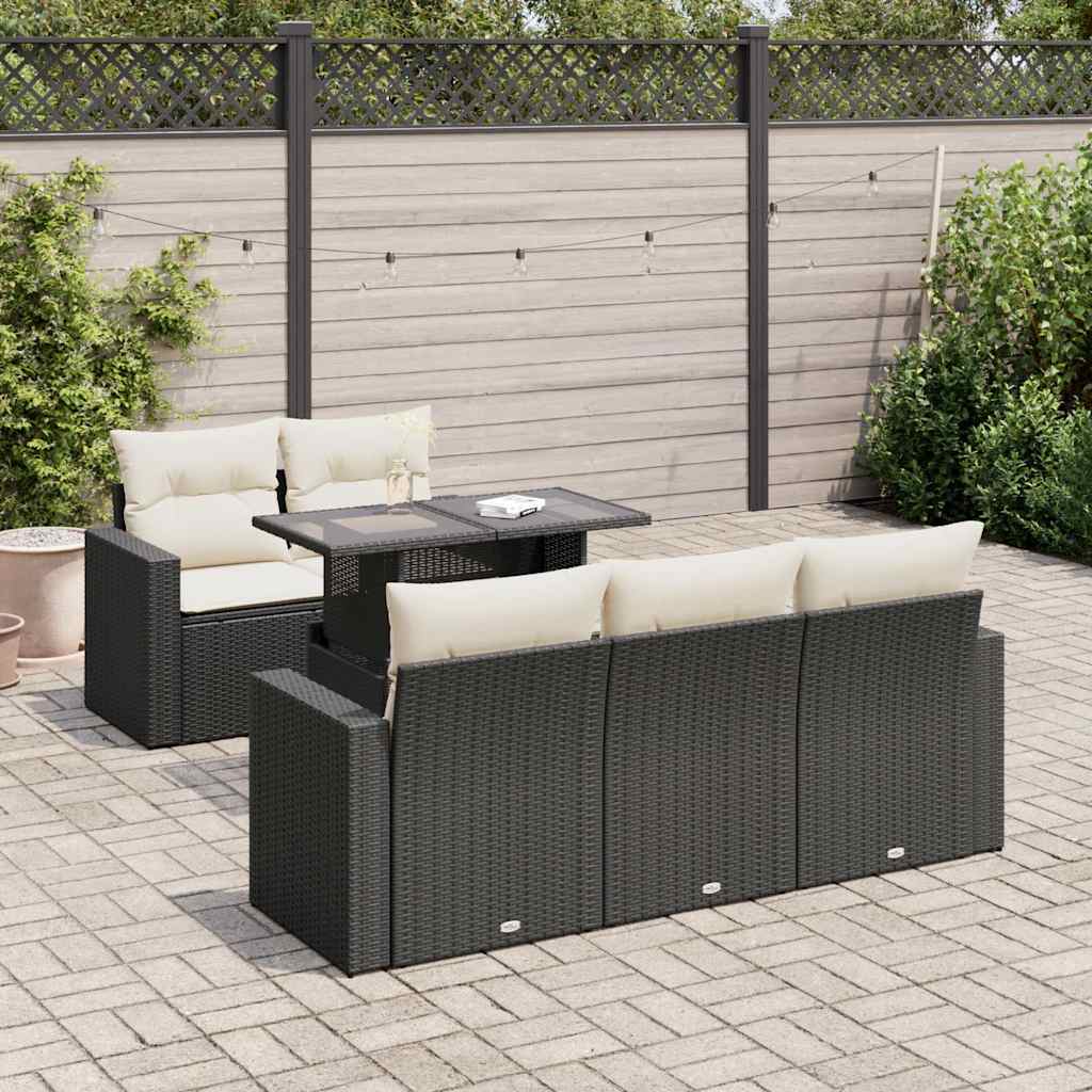 Sofasæt Til Haven 6 Dele Med Hynder Polyrattan