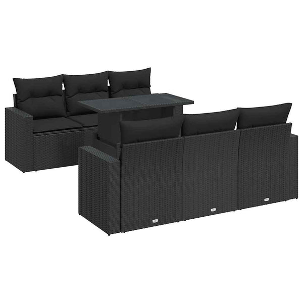 Sofasæt Til Haven 7 Dele Med Hynder Polyrattan