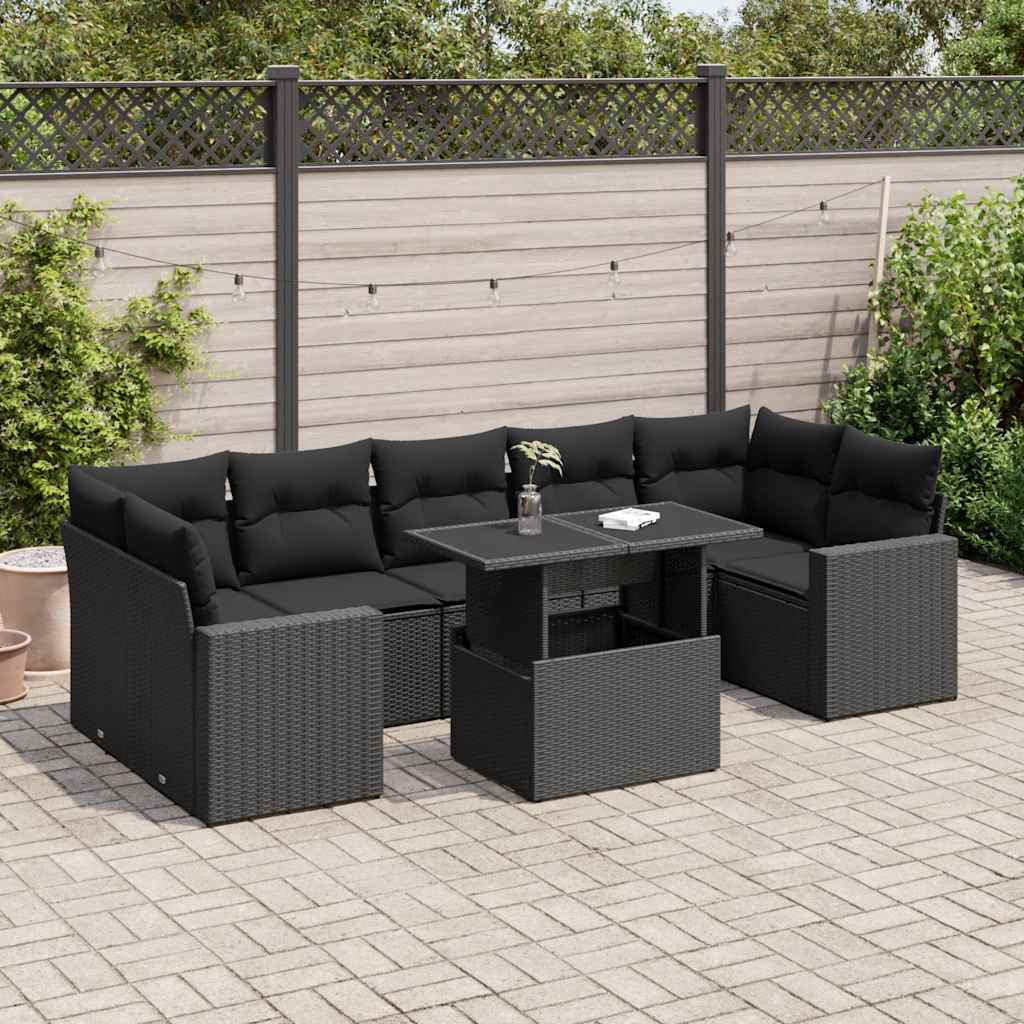 Sofasæt Til Haven 8 Dele Med Hynder Polyrattan