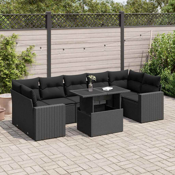Sofasæt Til Haven 8 Dele Med Hynder Polyrattan