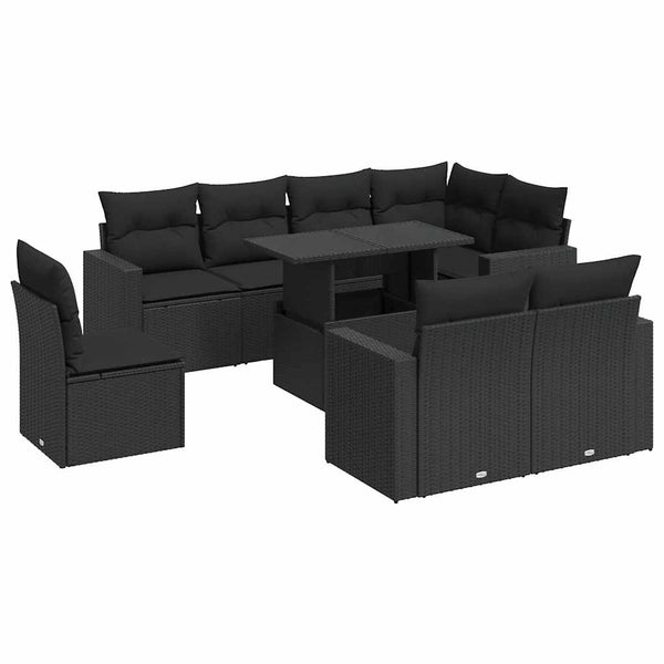 Sofasæt Til Haven 9 Dele Med Hynder Polyrattan