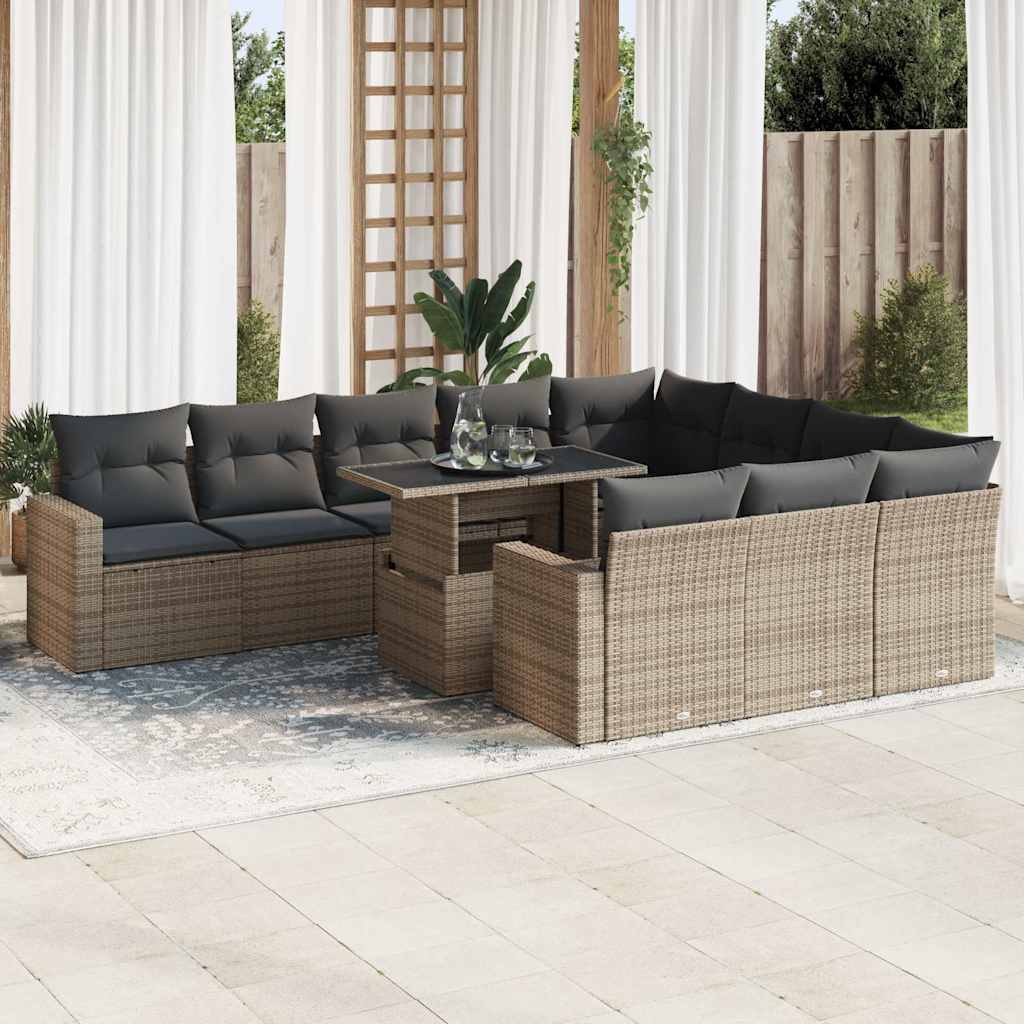 Sofasæt Til Haven 11 Dele Med Hynder Polyrattan