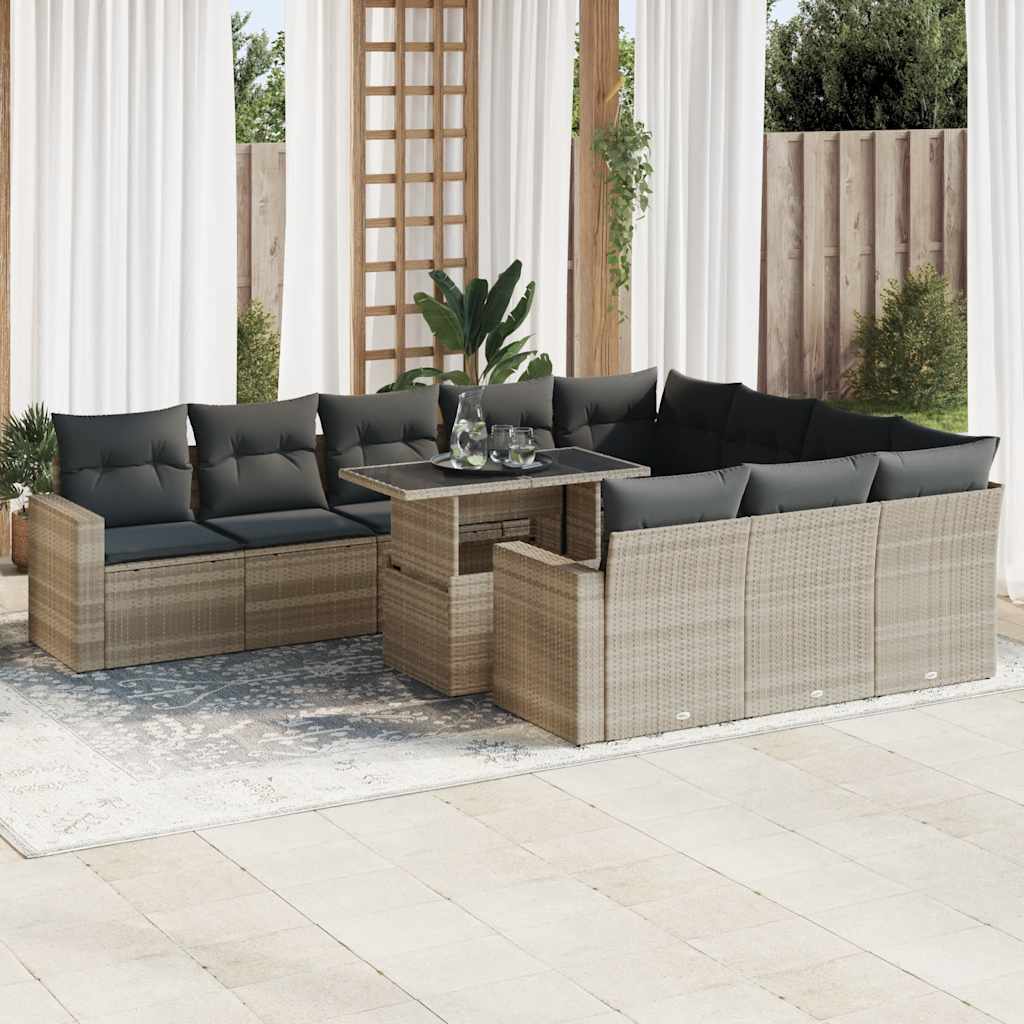 Sofasæt Til Haven 11 Dele Med Hynder Polyrattan