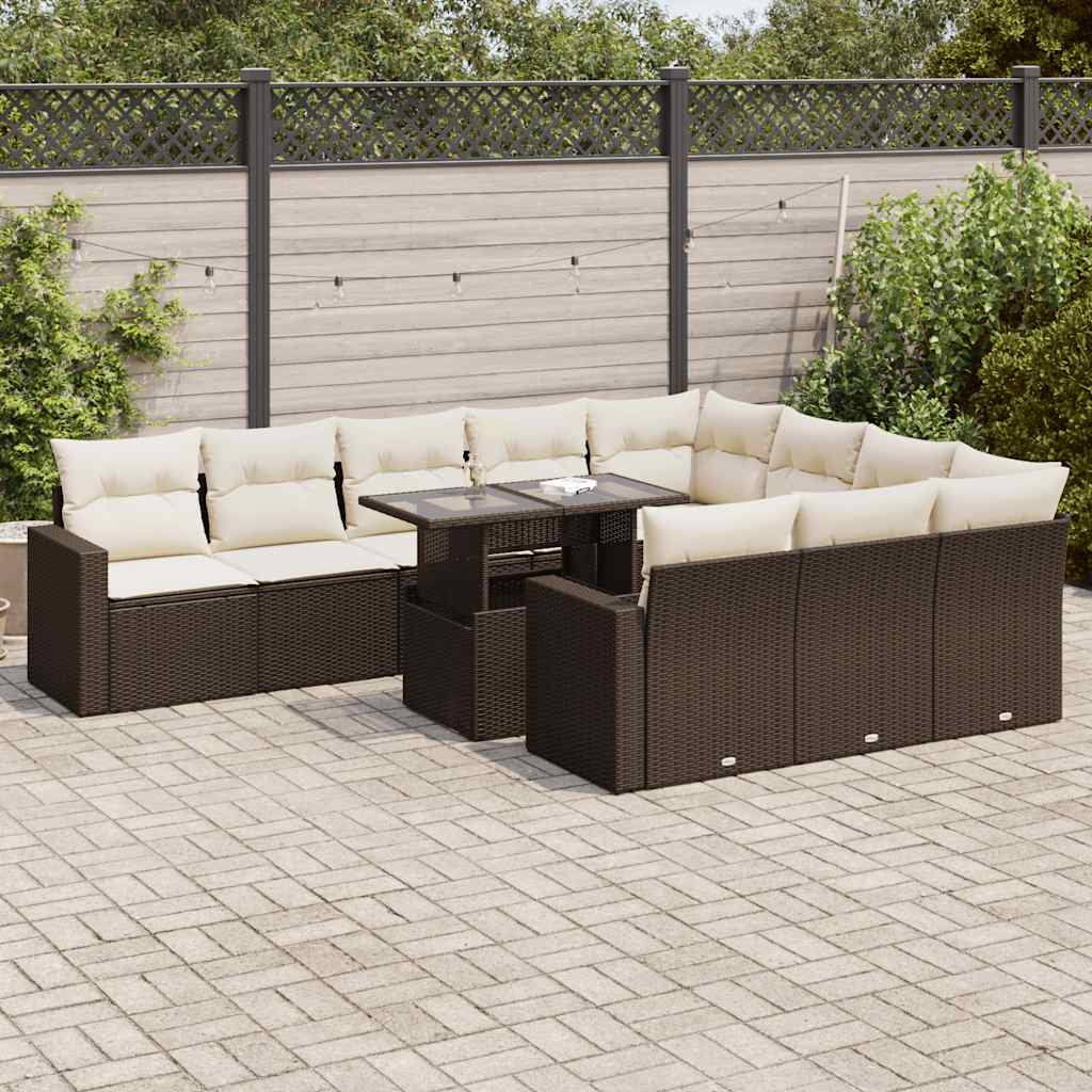 Sofasæt Til Haven 11 Dele Med Hynder Polyrattan