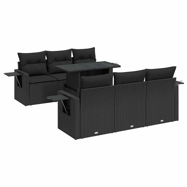 Sofasæt Til Haven 7 Dele Med Hynder Polyrattan