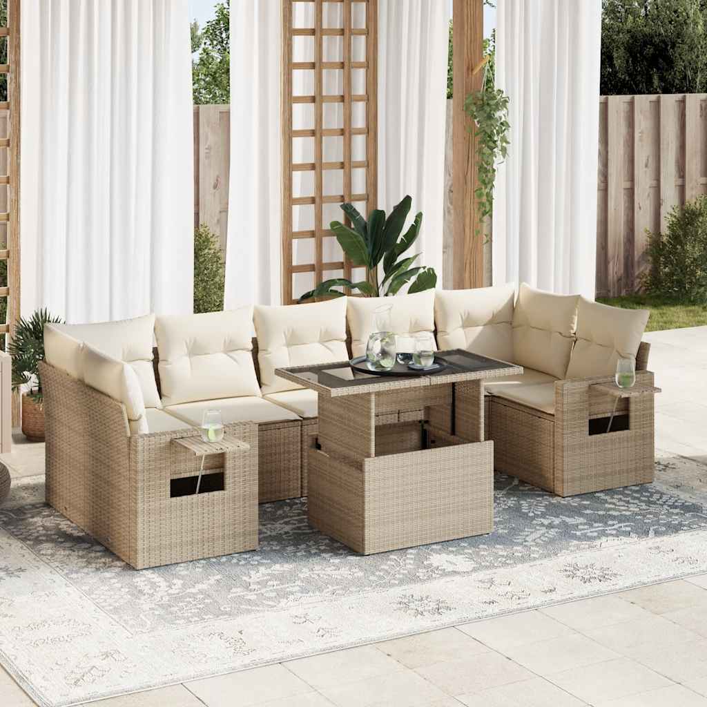 Sofasæt Til Haven 8 Dele Med Hynder Polyrattan