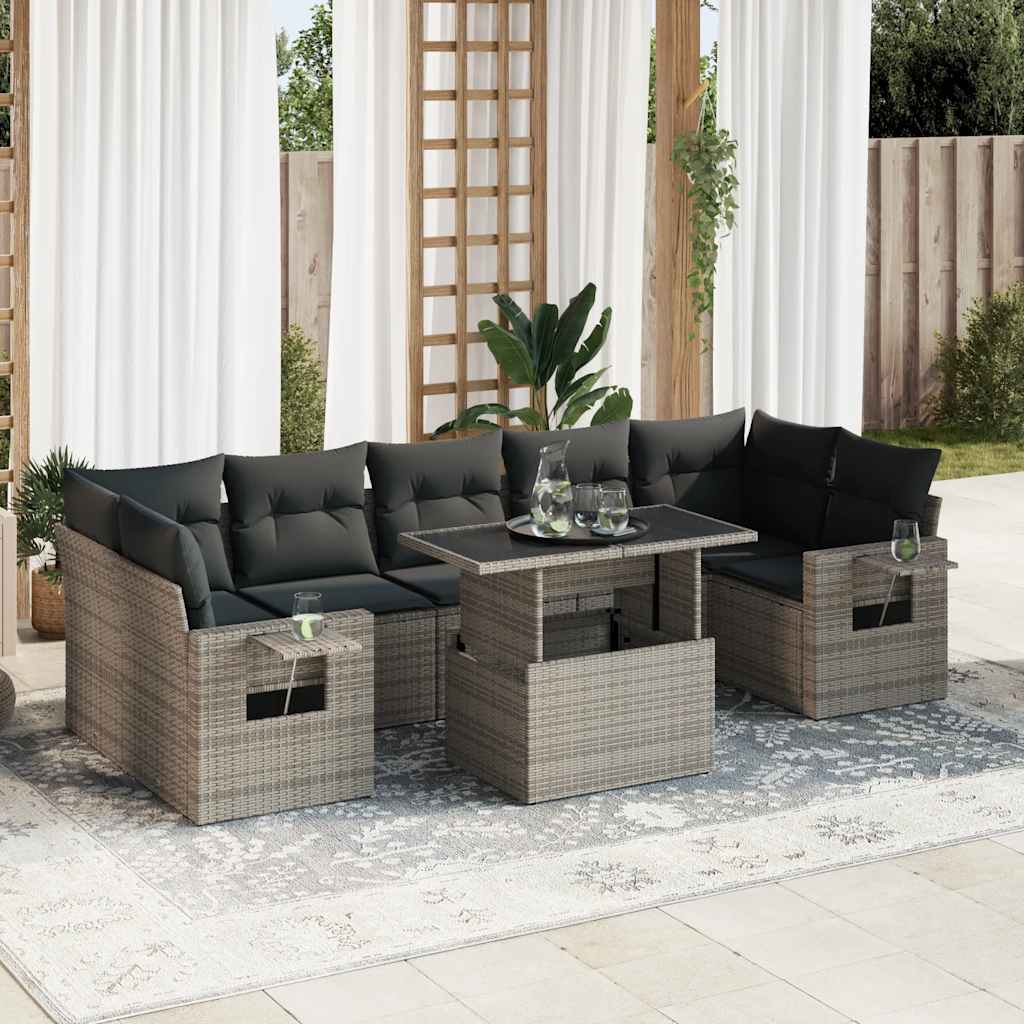 Sofasæt Til Haven 8 Dele Med Hynder Polyrattan