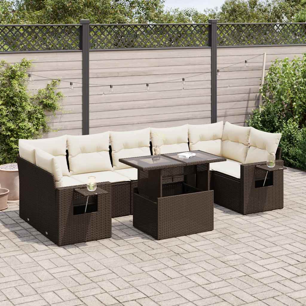 Sofasæt Til Haven 8 Dele Med Hynder Polyrattan