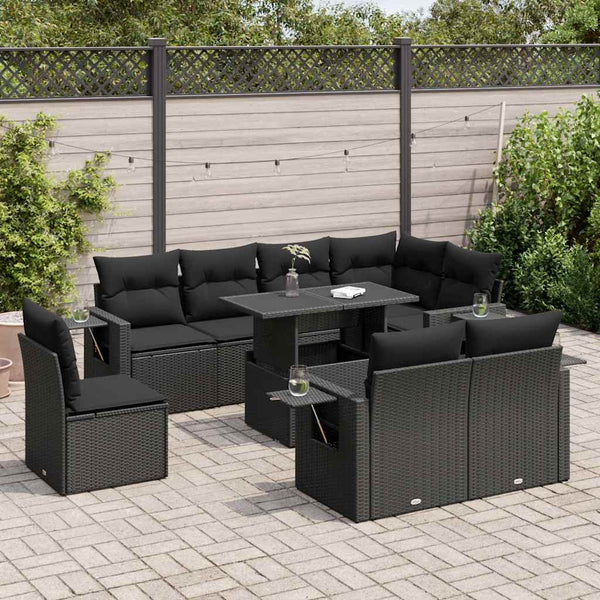 Sofasæt Til Haven 9 Dele Med Hynder Polyrattan