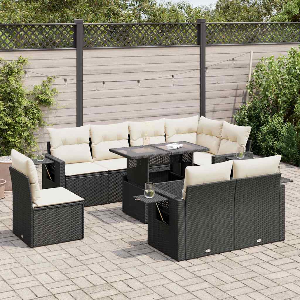 Sofasæt Til Haven 9 Dele Med Hynder Polyrattan