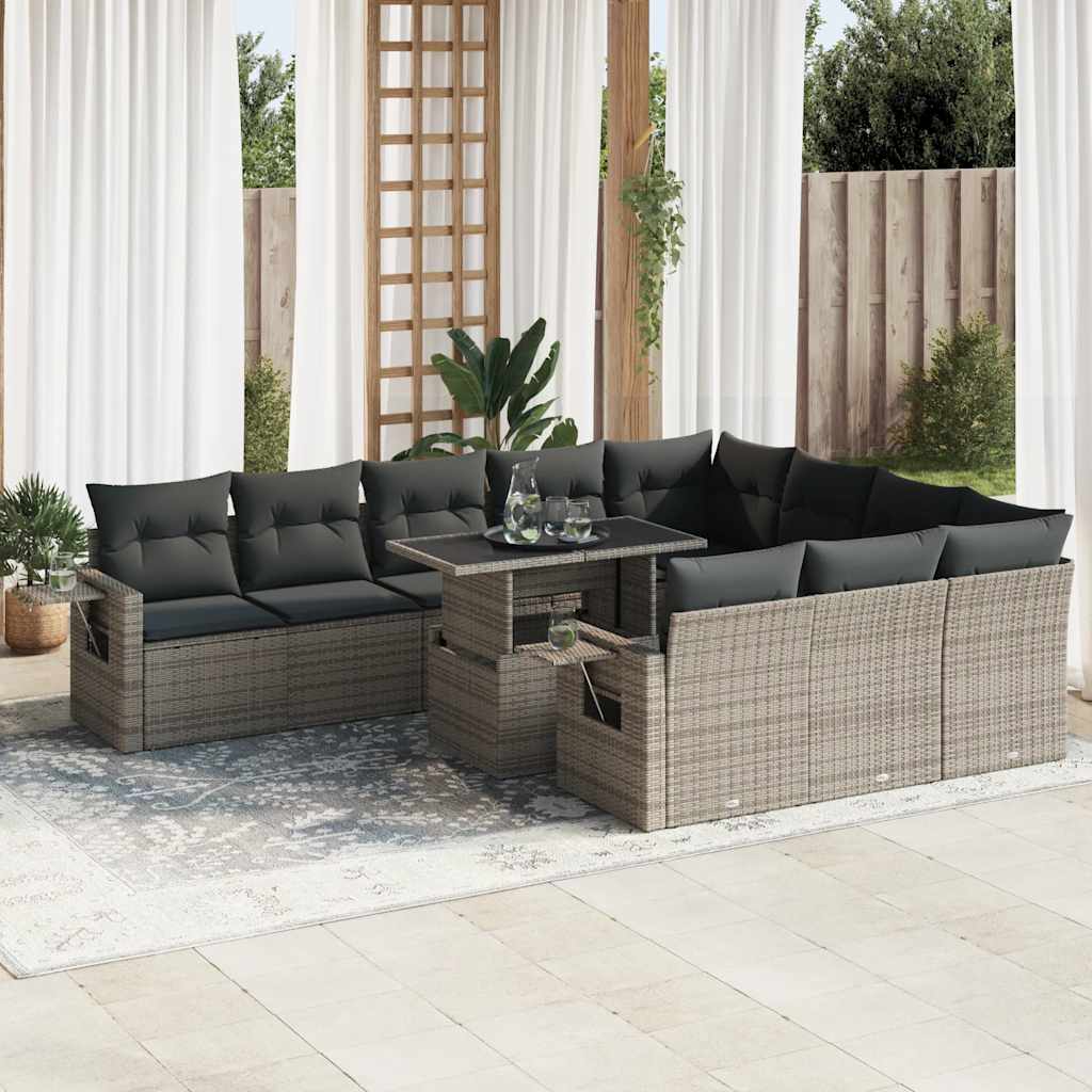 Sofasæt Til Haven 11 Dele Med Hynder Polyrattan