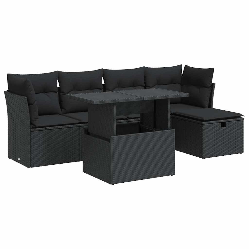 Sofasæt Til Haven 6 Dele Med Hynder Polyrattan