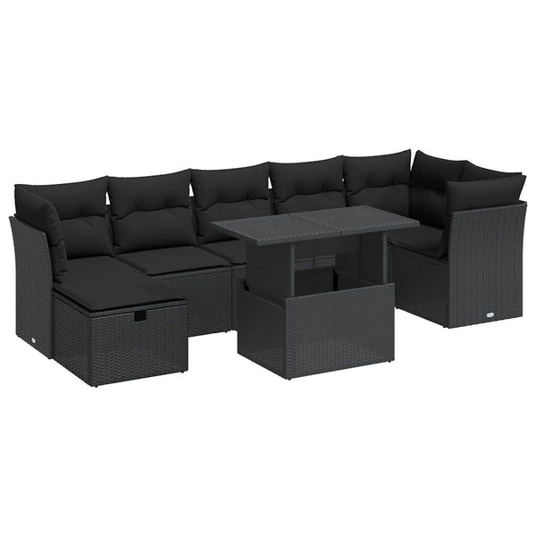 Sofasæt Til Haven 8 Dele Med Hynder Polyrattan
