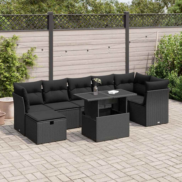 Sofasæt Til Haven 8 Dele Med Hynder Polyrattan