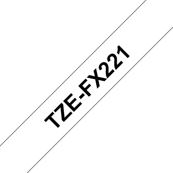 Brother TZe FX221 Fleksibel tape  (0,9 cm x 8 m) 1kassette(r)
