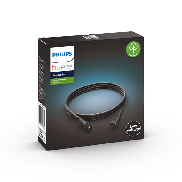 Philips Hue Sort 2.5m Forlængerkabel til strøm