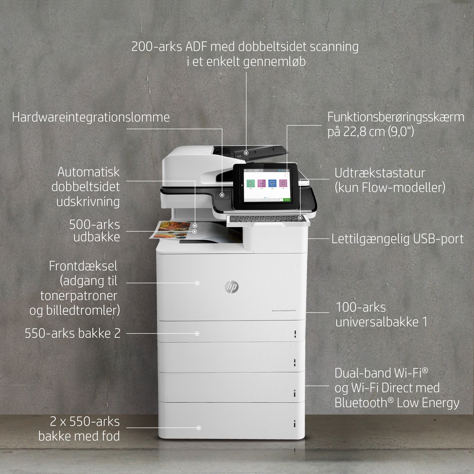HP LaserJet Enterprise Flow MFP M776z Laser
