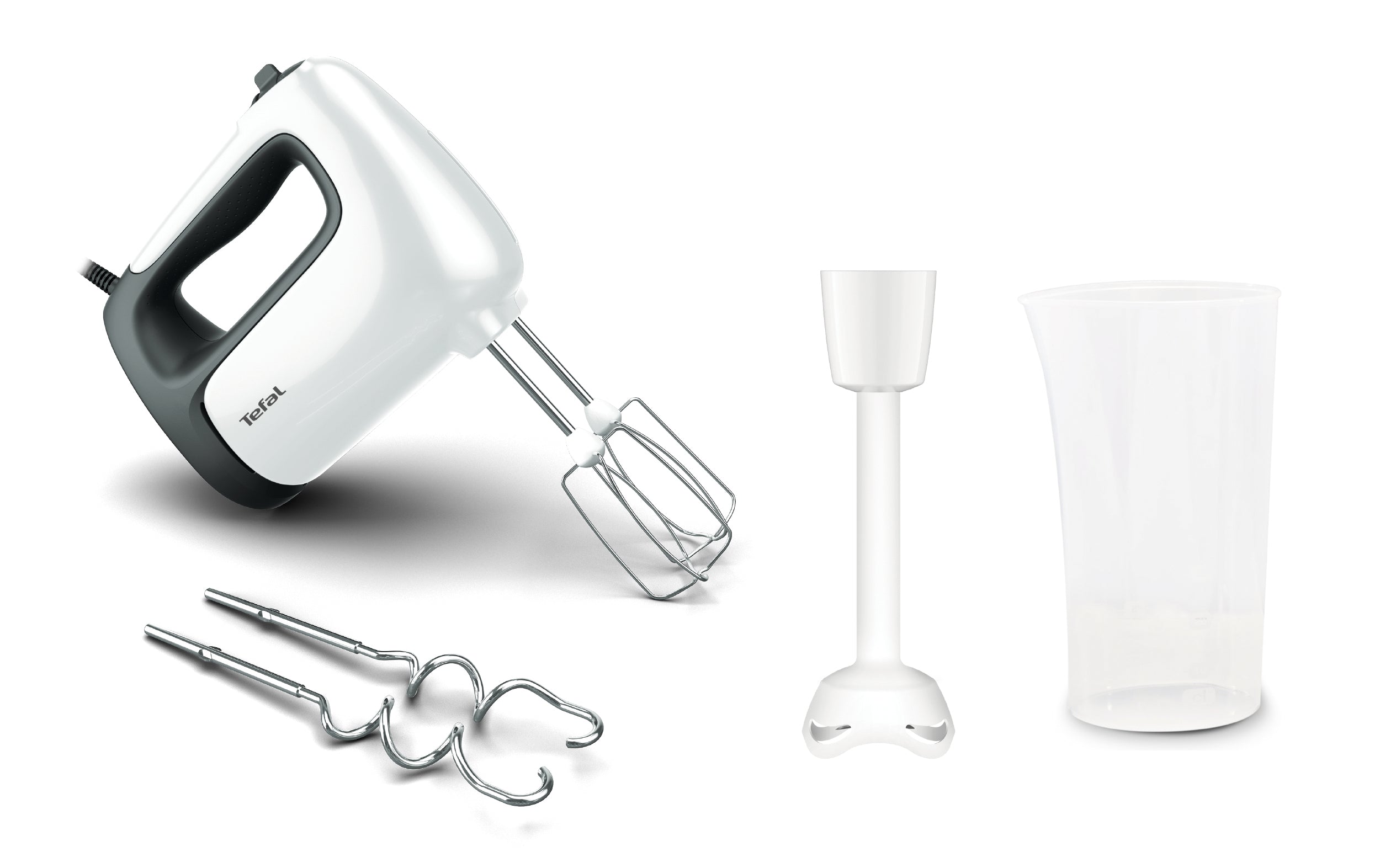 Tefal PrepMix HT461138 Håndmixer Turbofunktion Snehvid