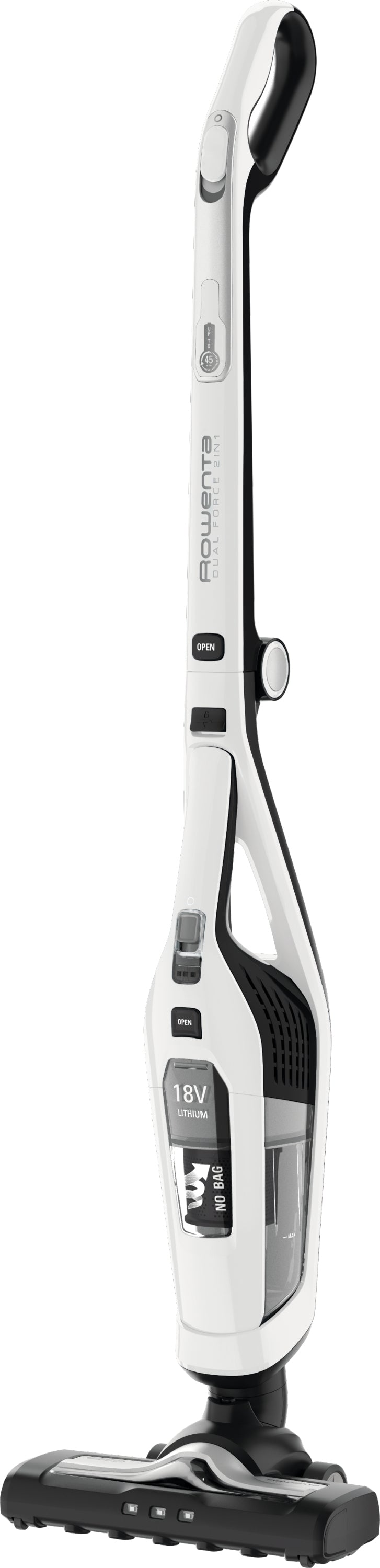 Rowenta Dual Force RH6737WH Støvsuger Pind/håndholdt 0.6liter Hvid