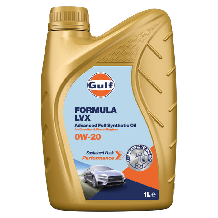 Motorolie 0W-20 fuldsyntetisk 1L - Gulf