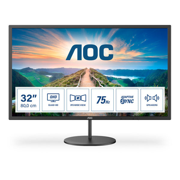 AOC Q32V4 32 IPS 2560 x 1440 (2K) HDMI DisplayPort 75Hz