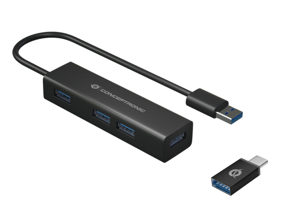 Conceptronic HUBBIES06B Hub 4 porte USB