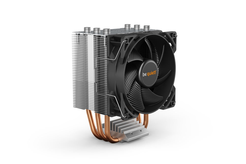 be quiet! Pure Rock Slim 2 Processor-køler 1-pack Sort Sølv 92 mm