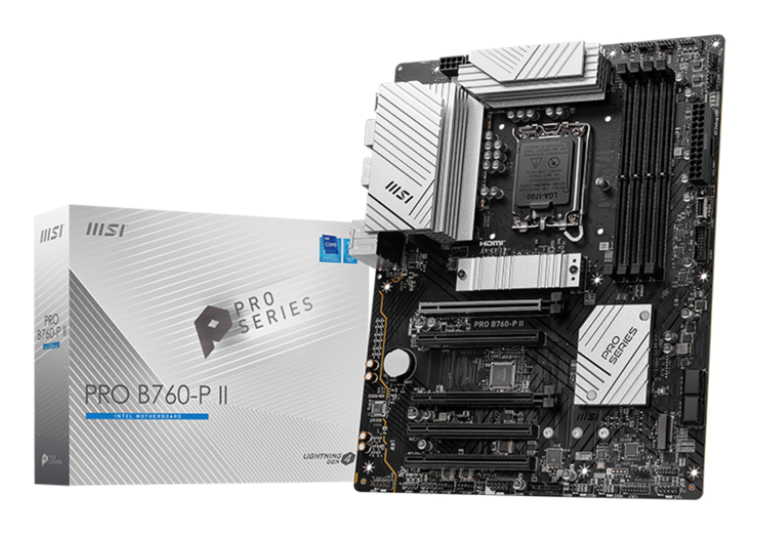 MSI PRO B760-P II ATX LGA1700 sokkel Intel B760