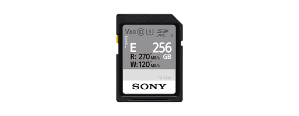 Sony SF-E Series SF-E256 SDXC UHS-II Memory Card 256GB 270MB/s