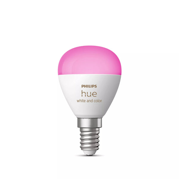 Philips Hue White and Color Ambiance Lustre LED-lyspære 5.1W F 470lumen 2000-6500K 16 millioner farver