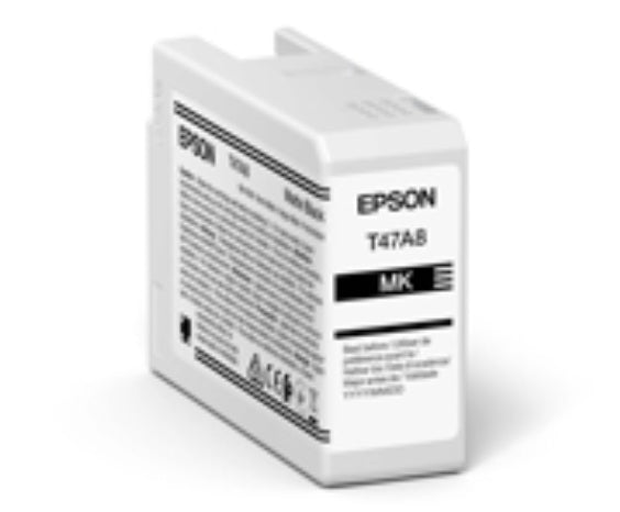Epson T47A8 Mat sort Blæk
