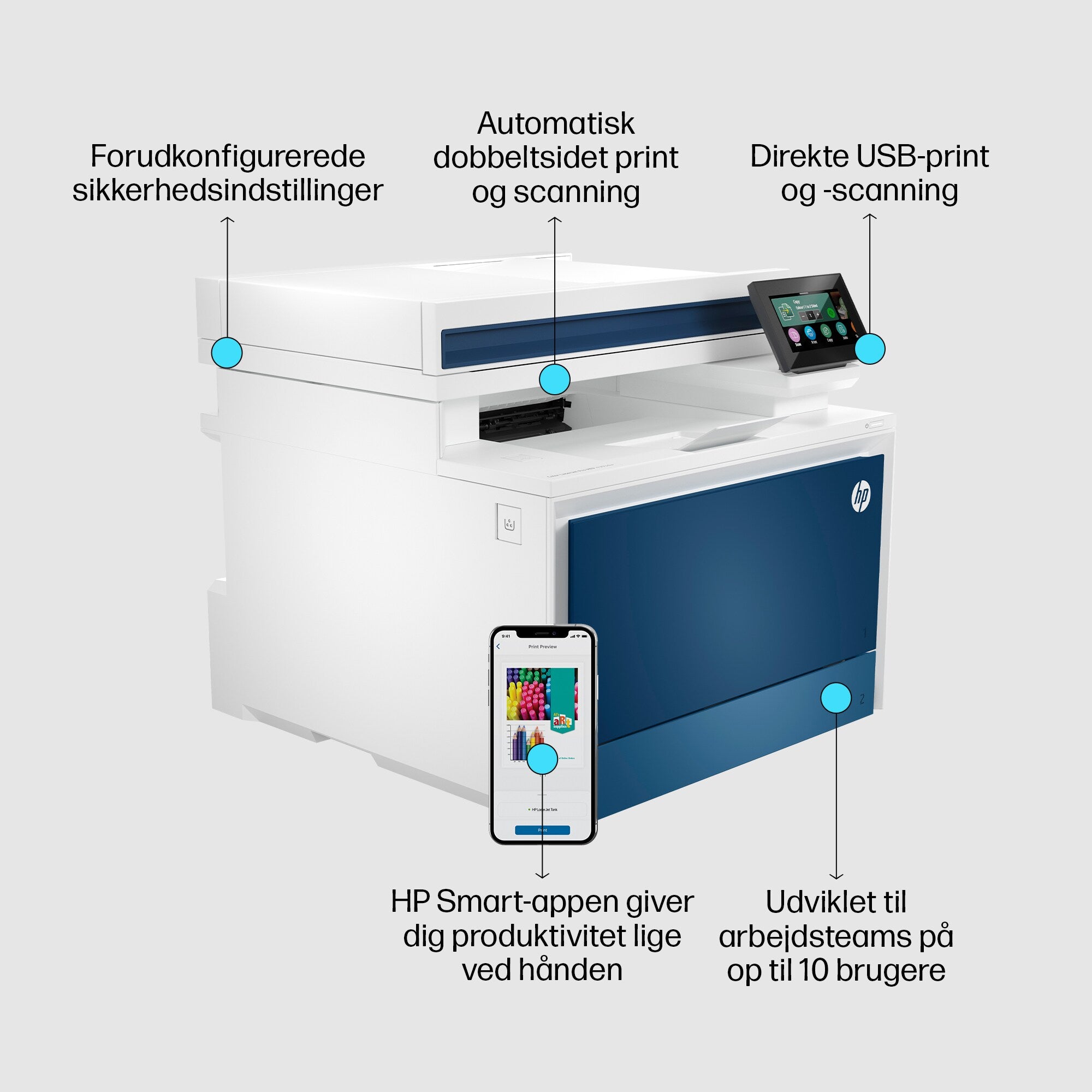 HP Color LaserJet Pro MFP 4302fdn Laser