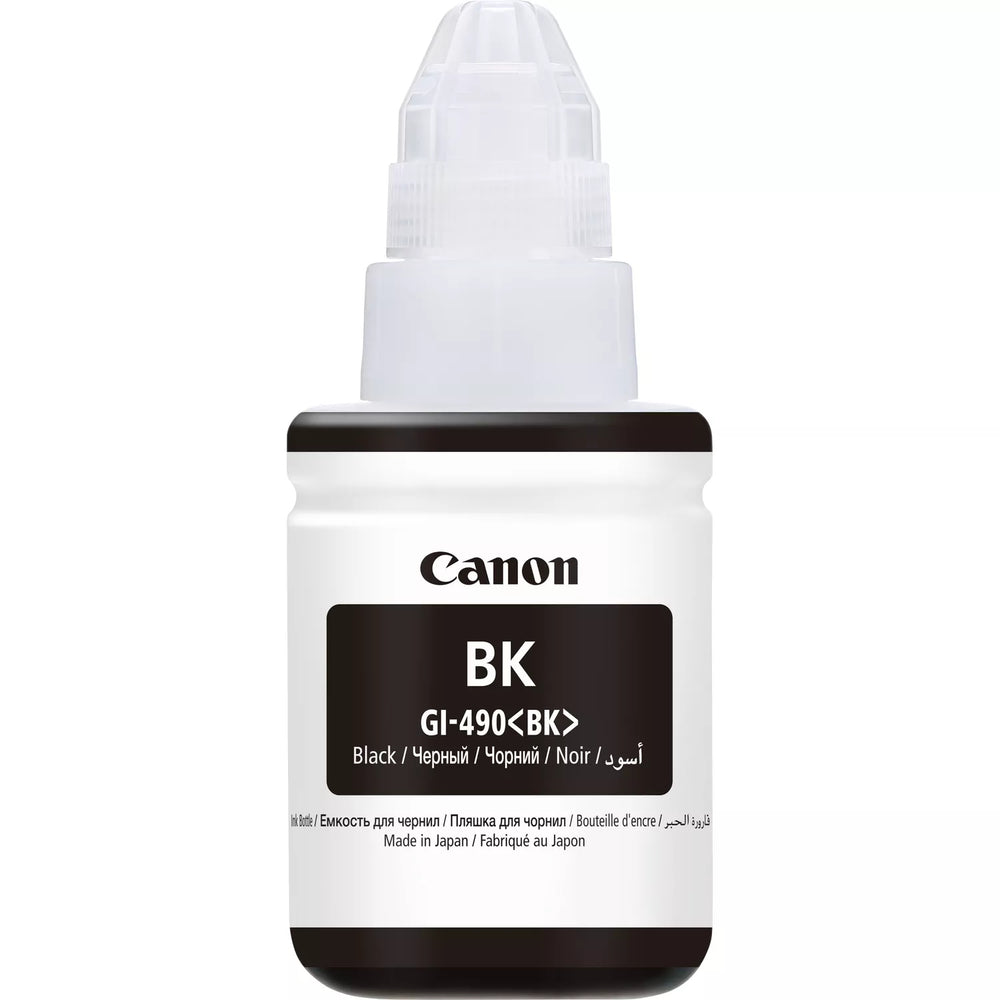 Canon GI 490 PGBK Sort 6000 sider Blækrefill 0663C001
