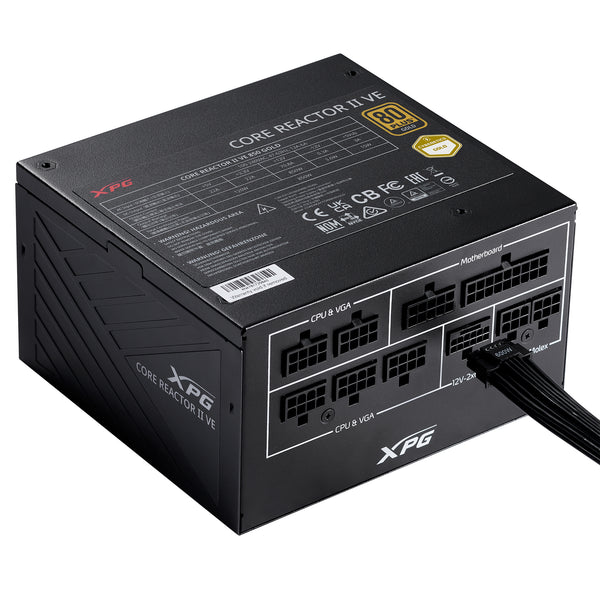 XPG COREREACTOR II VE 750W enhed til strømforsyning 24-pin ATX ATX Sort