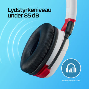 HyperX Cloud Mini Trådløs Kablet Høretelefoner Hvid