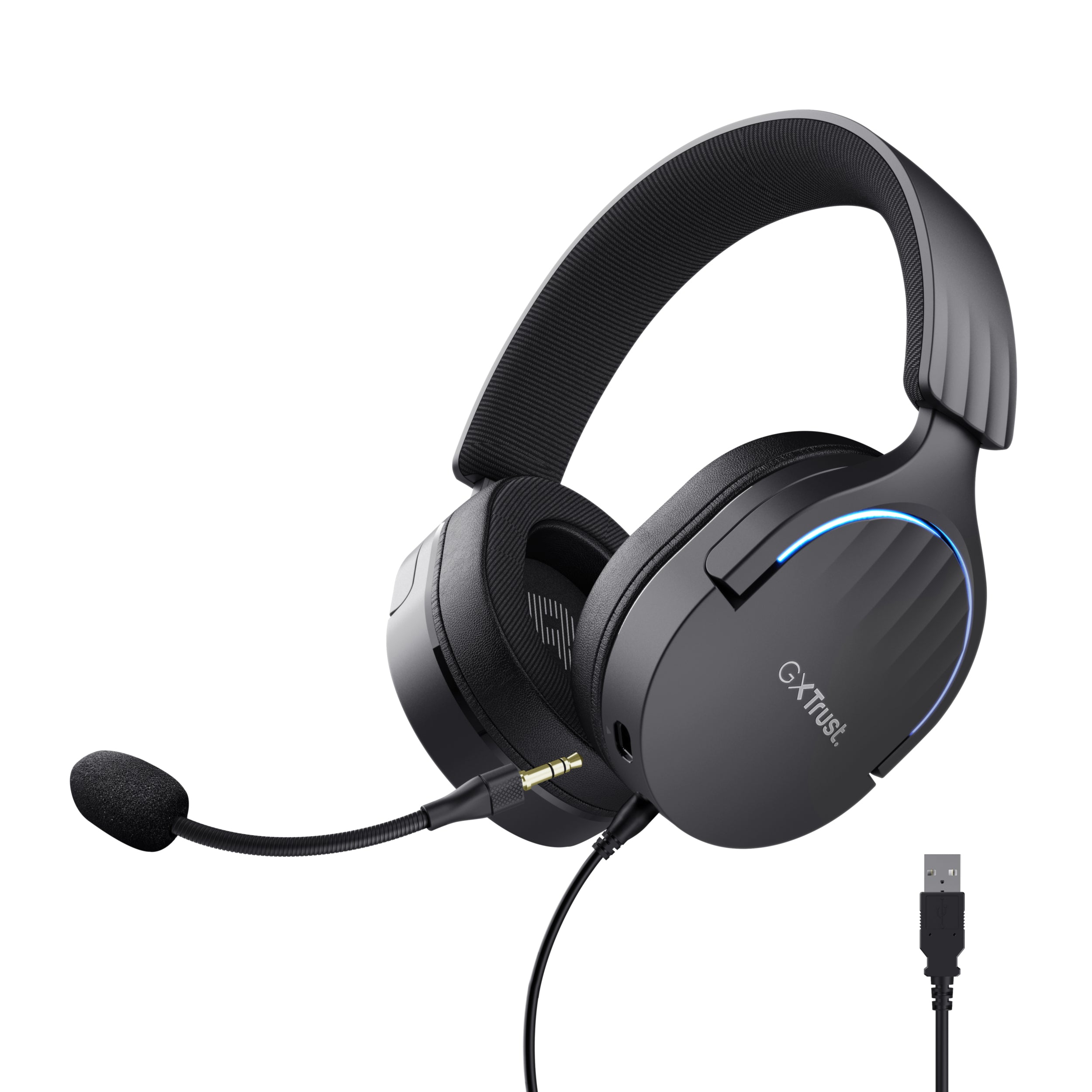 Trust GXT 490 Fayzo Kablet Headset Sort
