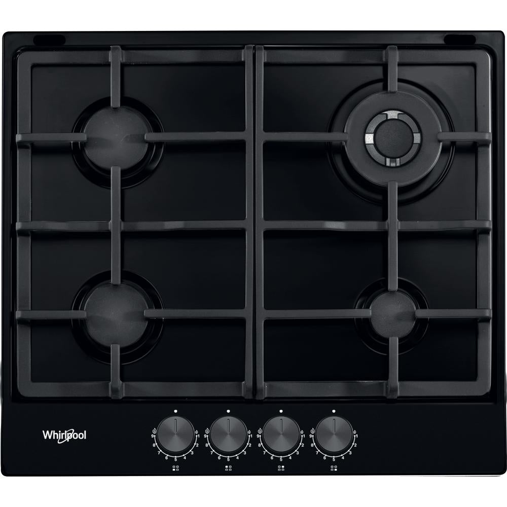Whirlpool TGML 661 NB Sort Indbygget 58 cm Gaskomfur 4 zone(s)