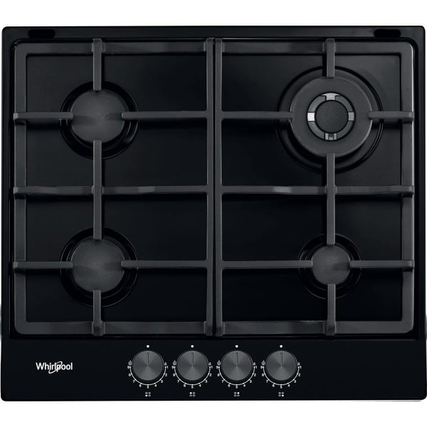Whirlpool TGML 661 NB Sort Indbygget 58 cm Gaskomfur 4 zone(s)