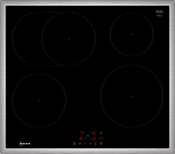 Neff T56SBF1L0 kogeplade Sort Indbygget 60 cm Zone induktionskogeplade 4 zone(s)