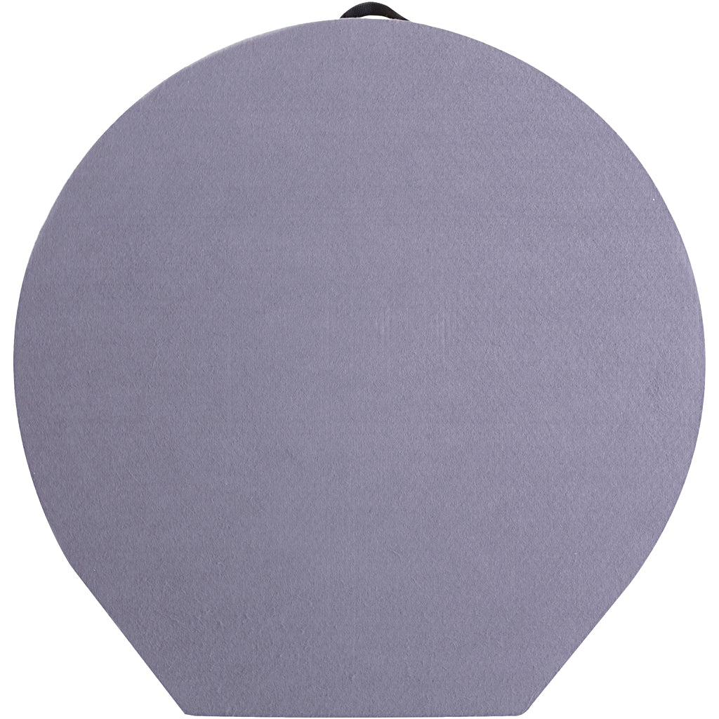 Flano-tavle 73 cm - Elegant grå til kreative aktiviteter