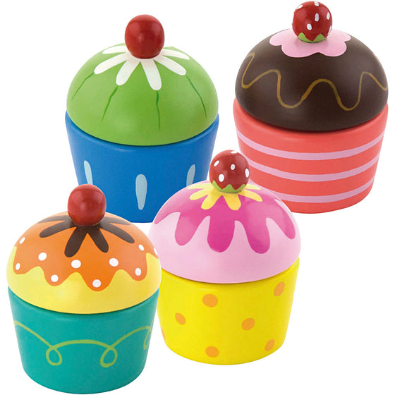 VIGA Cupcakes, str. 4x5,5 cm, 4 dele/ 1 pk.