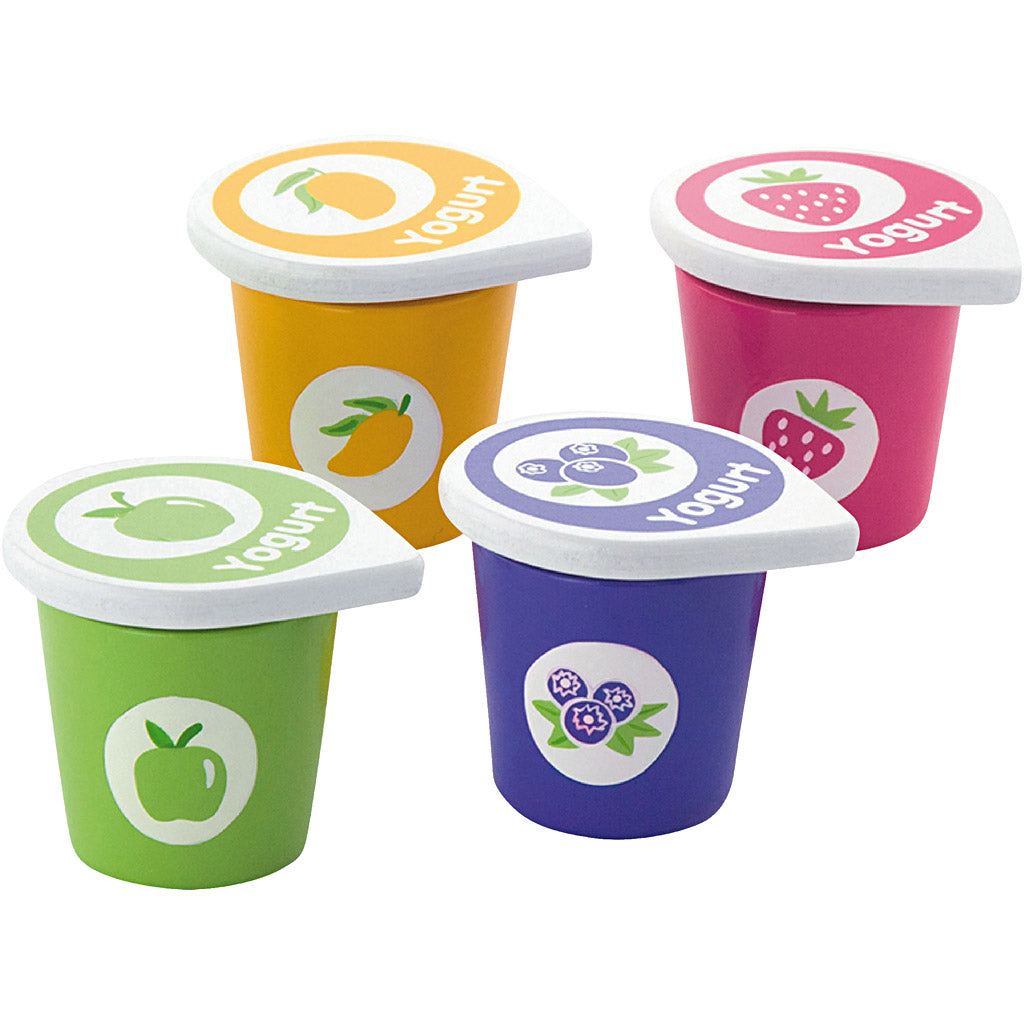 VIGA Yoghurtbægre, str. 5 cm, 4 dele/ 1 stk.