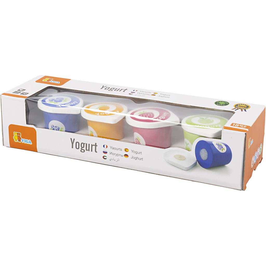 VIGA Yoghurtbægre, str. 5 cm, 4 dele/ 1 stk.