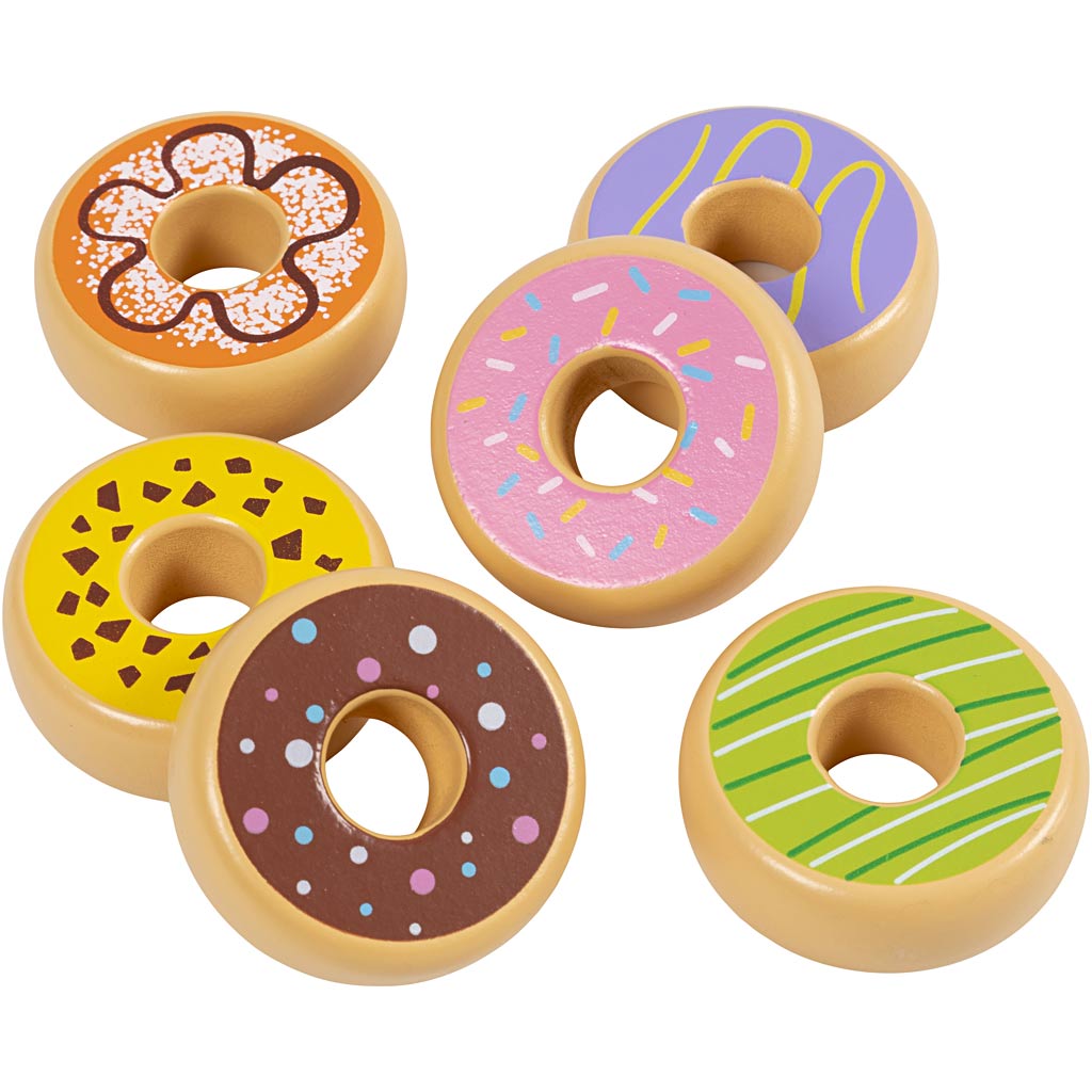 VIGA Donuts, diam. 55 mm, 6 stk./ 1 pk.